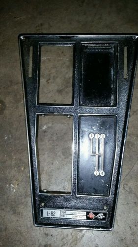 1972-76 corvette original  4 spd shifter plate