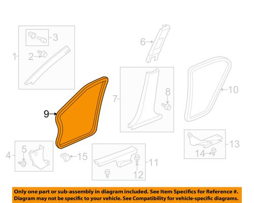 Honda oem 13-15 accord interior-opening trim 72315t2fa01