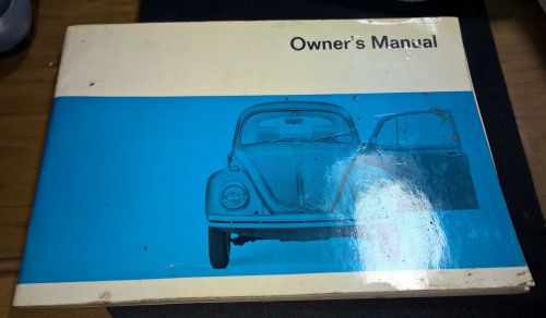 Original volkswagen ~ owner&#039;s manual ~ 1970 models ~ de luxe sedan ~ convertible