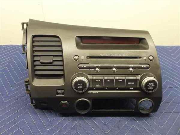 2006-2008 honda civic radio cd player am/fm oem lkq