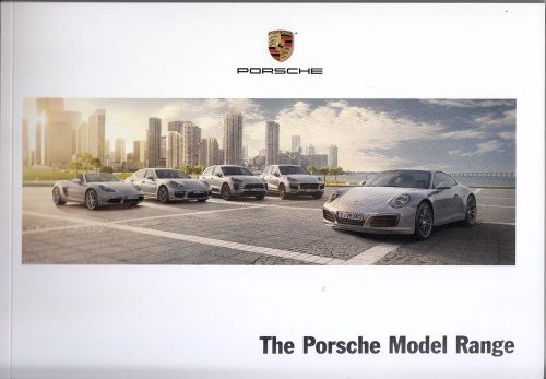 Porsche model range 2016 sales catalogue