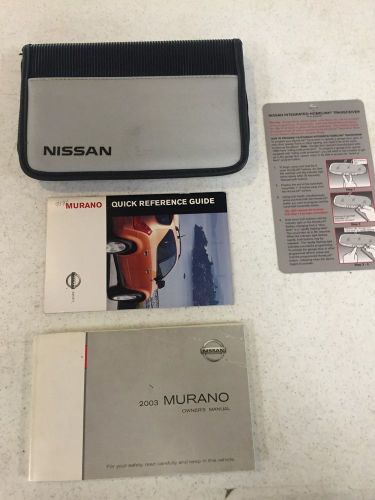 2003 nissan murano owners manual