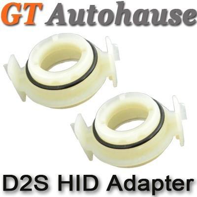 D2s/d2r hid bulb adapters for 99-05 bmw e46 3 series 330 halogen headlights #ad5