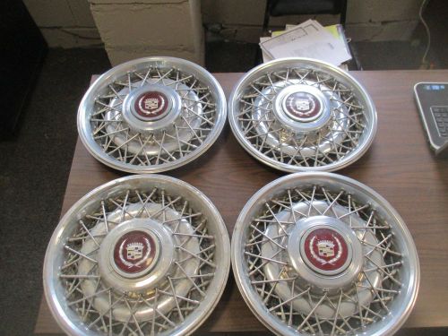 1982-88 cadillac set of 4 hub caps