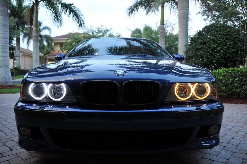 Led angel eye halo light error free bmw e65 e66 02-08 745i 750i b7 alpina e83 x3