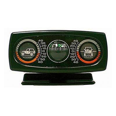 Rugged ridge 1330901 clinometer/compass dash mount each