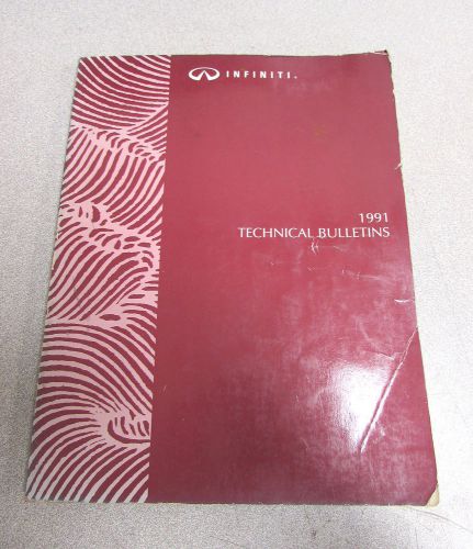 Purchase 1991 Infiniti Technical Service Bulletins Repair Manual In 