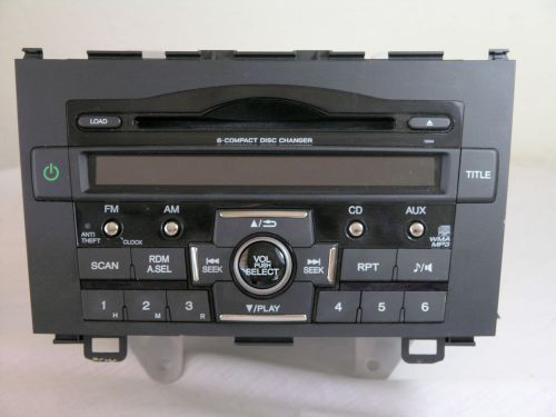 Honda crv oem cd changer radio head unit 39100-swa-a011-m1 6 disc