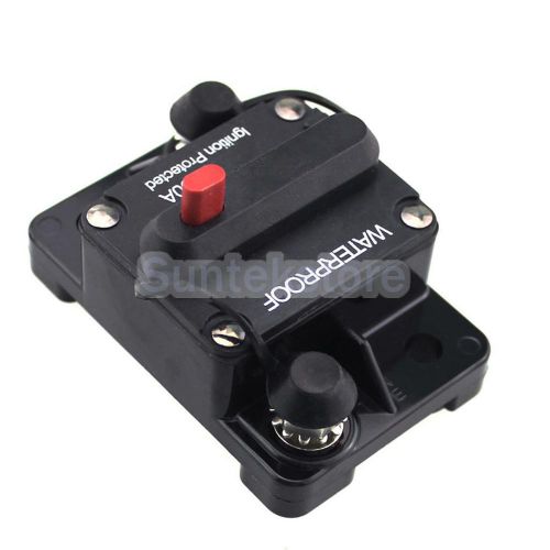 Waterproof 100 amp manual reset circuit breaker 12v/24v/48v car auto boat