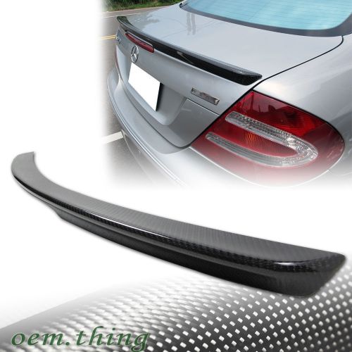 &#034;la stock&#034; carbon mercedes benz clk w209 coupe a type trunk spoiler 2008 clk200