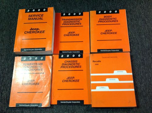 2000 jeep cherokee service repair shop manual factory oem w diagnostics + recall