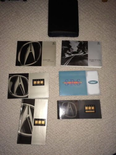 Owners manual 1999 acura integra with all books