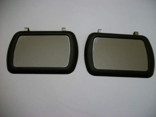 Vintage matching pair universal sun visor mirrors classics rat rods