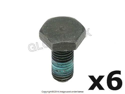 Bmw mini cooper (2007+) r56 r57 r55 m/t flywheel bolts genuine new (6) +warranty