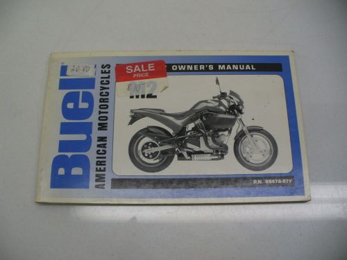 Harley buell 99478-97y m2 owners manual small booklet used