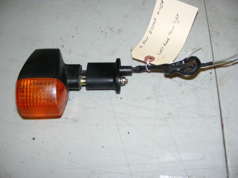 01 kawasaki ex500d ninja rear turn signal left