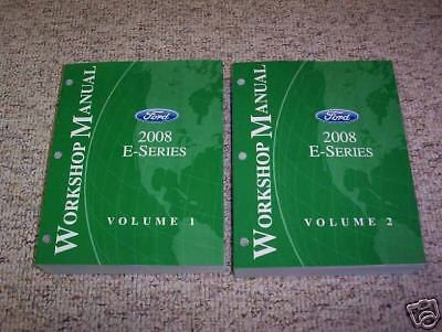 2008 ford e150 e250 e350 super duty 6.0l diesel van shop repair service manual