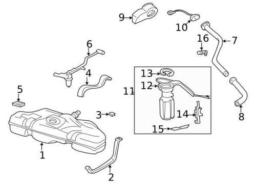 Genuine fuel gauge sending unit 88966972