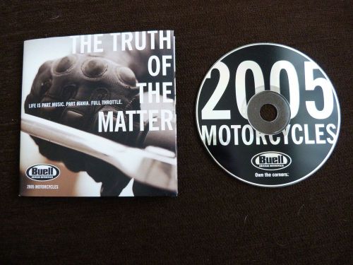 Buell american motorcycles 2005 &#034;the truth of the matter&#034; promo cd