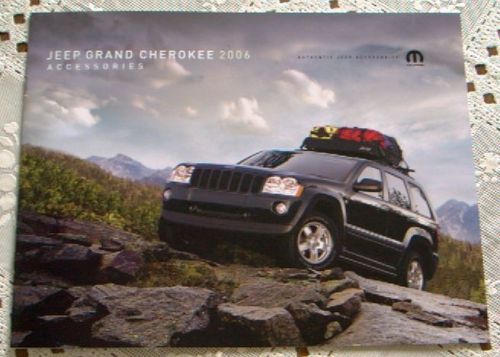 2006 grand cherokee laredo srt8 mopar 11 page accessories literature brochure!