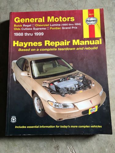 Haynes repair manual: general motors 1988-1999