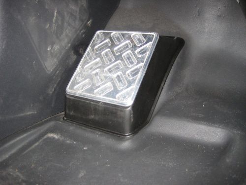 Toyota fj cruiser dead pedal, foot rest - custom cnc machined aluminum