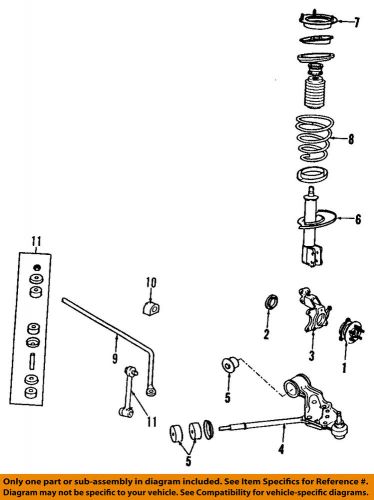 Gm oem stabilizer sway bar-front-bushings 25699776