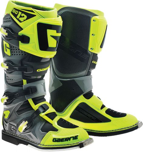 Gaerne sg-12 boots hi-vis sz 12