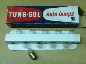 Box vintage tung-sol  67 13.5v light lamp nos nib bulbs car old truck bus van