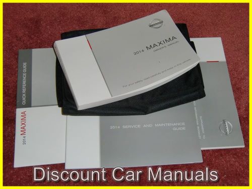 ★★ 2014 nissan maxima owners manual portfolio 14!! ★★