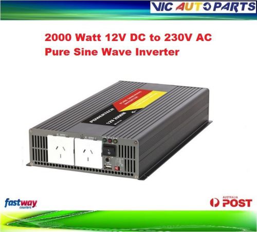 2000 watt 24v dc to 230v ac pure sine wave inverter