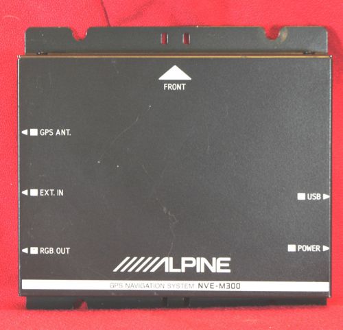 Alpine gps navigation system nve-m300