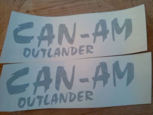 Custom can-am outlander cut vinyl decal atv quad auto sticker