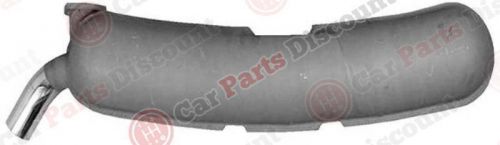 New dansk muffler - aluminized steel with grey finish &amp; 60 mm tail pipe