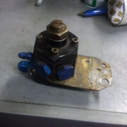 Used mallory large fuel pressure regulator  with fittings