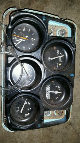 1977-82 corvette original center gauge cluster