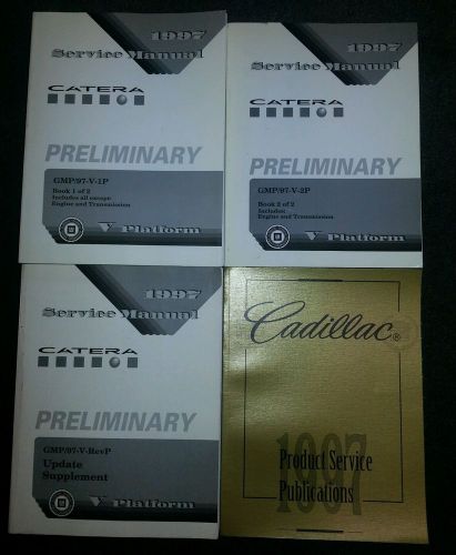 1997 cadillac catera factory service manuals 4 volume set