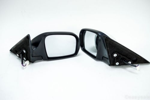 Subaru wrx 2013 white and black powered left &amp; right side mirrors