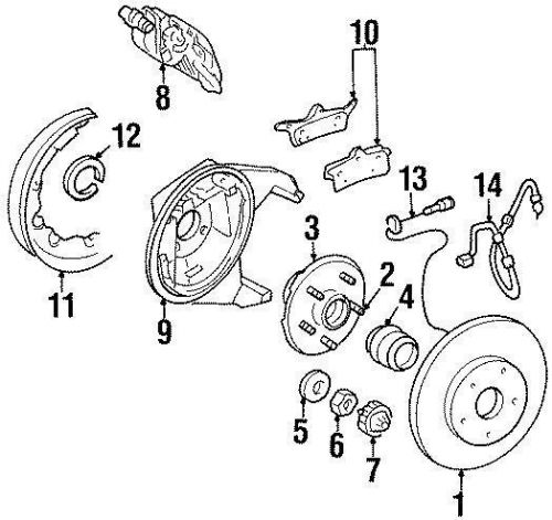Chrysler oem chrysler disc brake caliper 05011746ab image 8