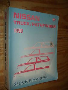 1990 nissan truck &amp; pathfinder service manual shop book original wow