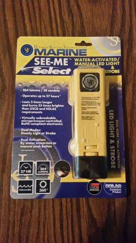 Ust marine see-me select water activated led rescue light