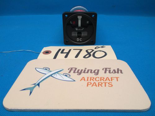 Beechcraft lighted 2 min turn &amp; slip indicator 28v 9550b overhauled 8130 (14780)