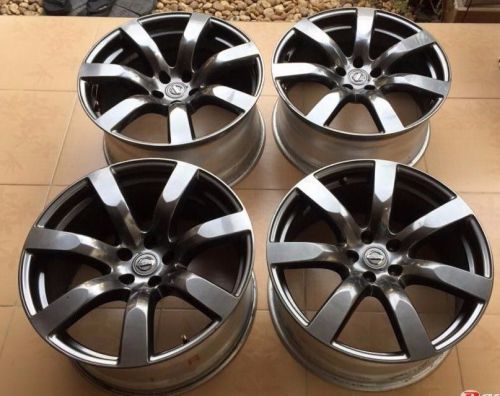 Genuine oem nissan r35 gtr wheels / rims by rays 20&#034; rare