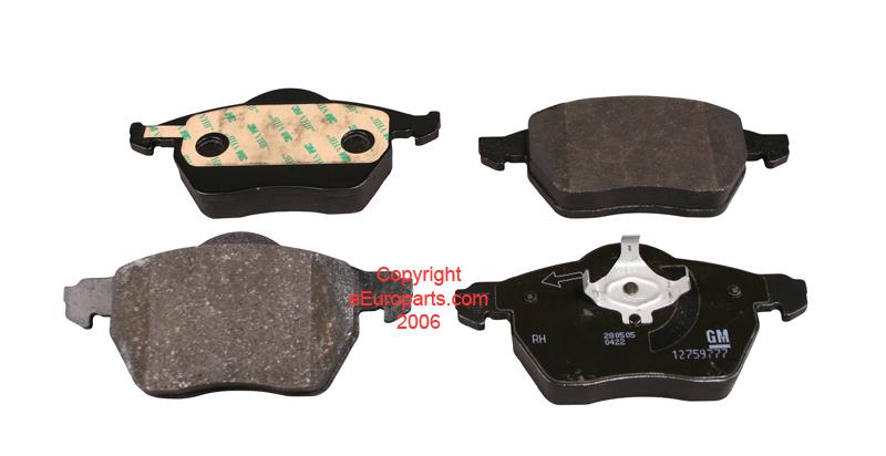 New genuine saab disc brake pad set - front 12759808