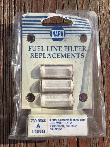 730-9566 a long napa fuel 3 filter - new old stock