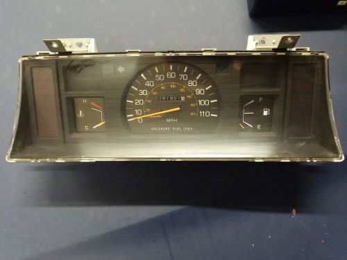 84-88 2wd toyota pickup 22r gauge cluster instrument cluster interior dash