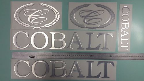 Cobalt boat emblem 20&#034; stickers set - adesivi barca - pegatinas barcos