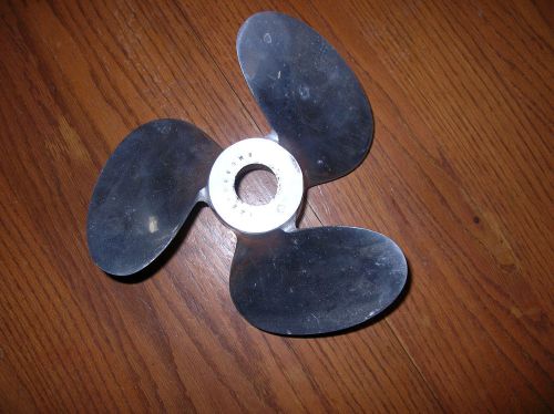 Boat propeller aluminum 10x14 omc 380-228 1.19&#034; dia x 3&#034; length