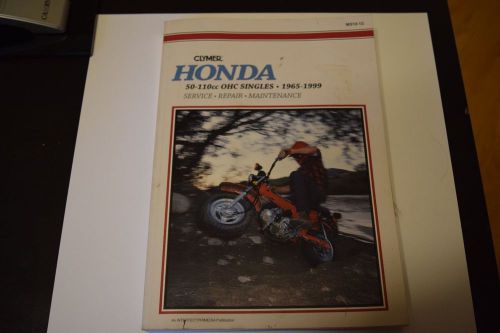 Clymer honda 50-110cc ohc singles, 1965-1999 service manual