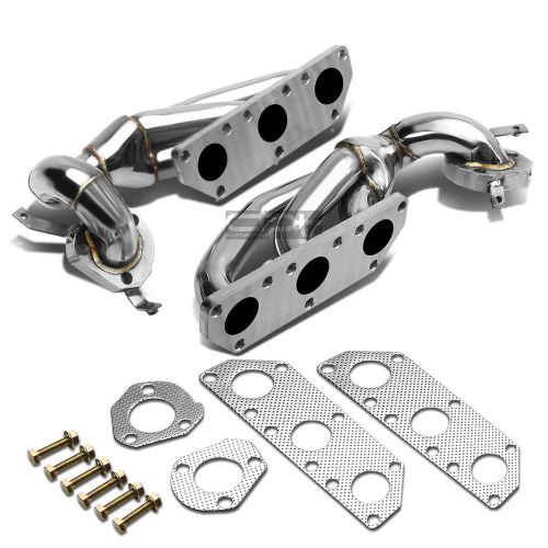 Audi b5/s4 c5/a6 2.7l bi-turbo stainless steel exhaust manifold/header+gasket